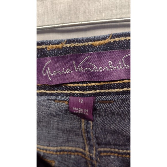 Gloria Vanderbilt Amanda Jeans Womens Size 12 Short Classic Relaxed Fit Stretch - Picture 13 of 16